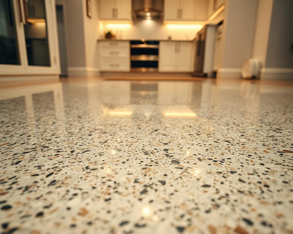 Wat kost een terrazzo vloer in jouw keuken of hal?