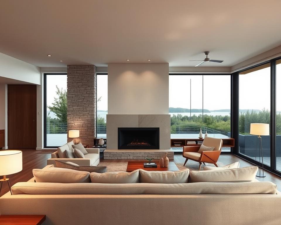 Wat zijn tijdloze elementen in een modern huis?