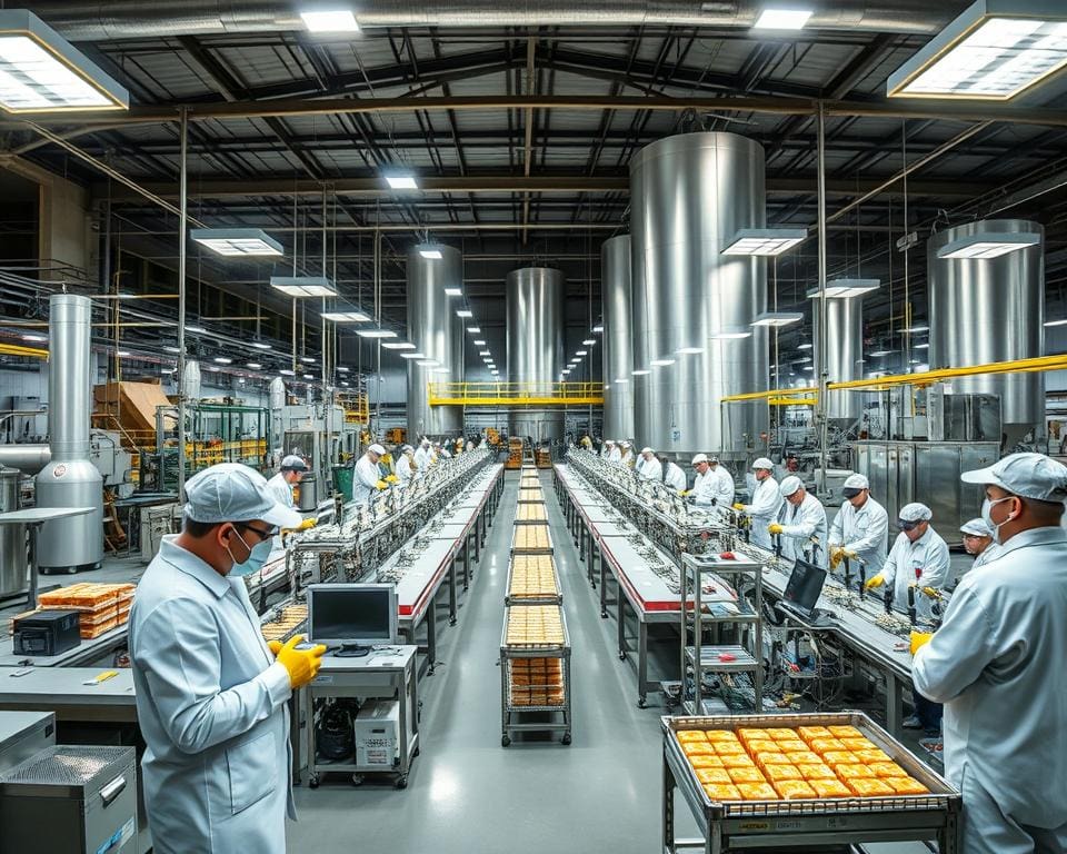 Werken in food sector