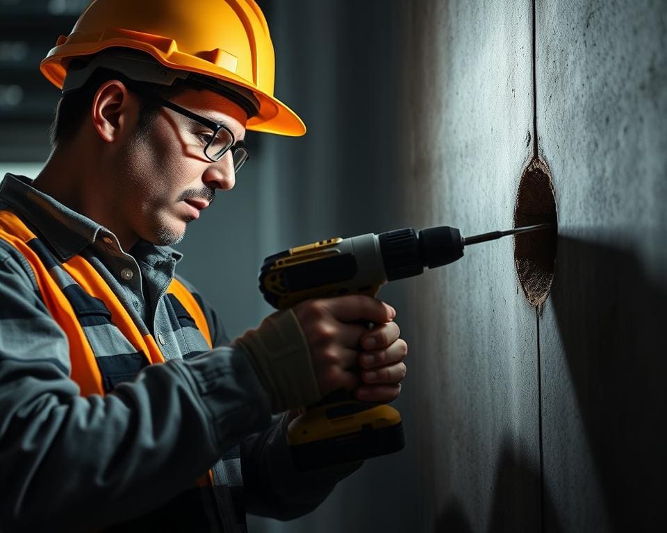 Boren in beton: zo doe je dat veilig en nauwkeurig