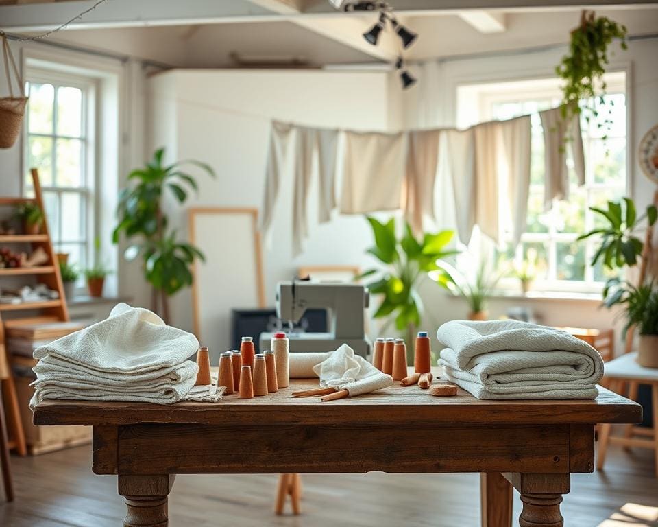 DIY ideeën met ongebleekte stoffen