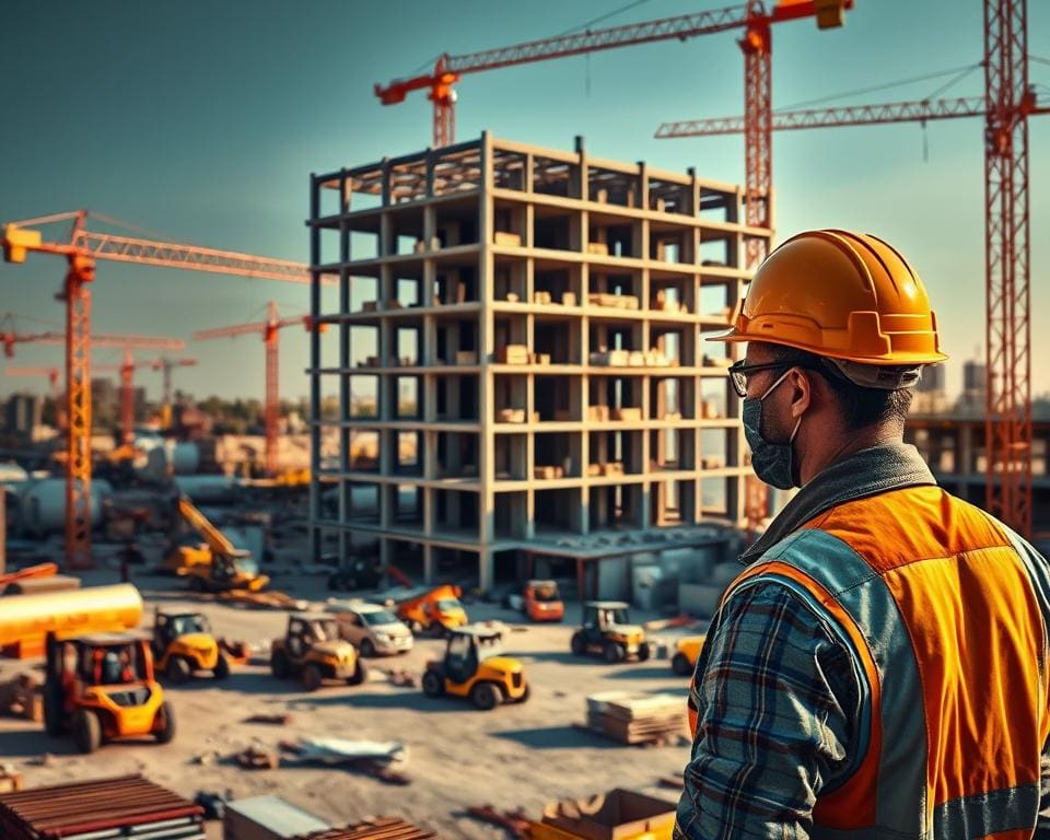 Hoe bewaakt een werkvoorbereider de bouwlogistiek?