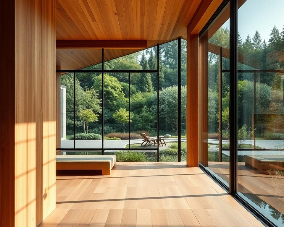 Hoe verwerken architecten natuurlijk materiaal in nieuwbouw?