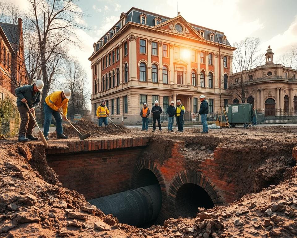 Hoe werk je erfgoedvriendelijk bij rioleringsprojecten?