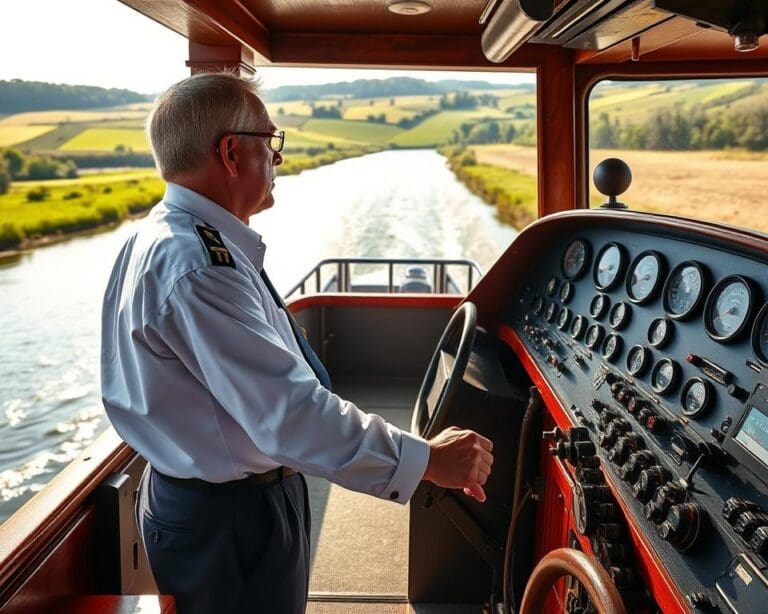 Hoe werkt een scheepskapitein in de binnenvaart?