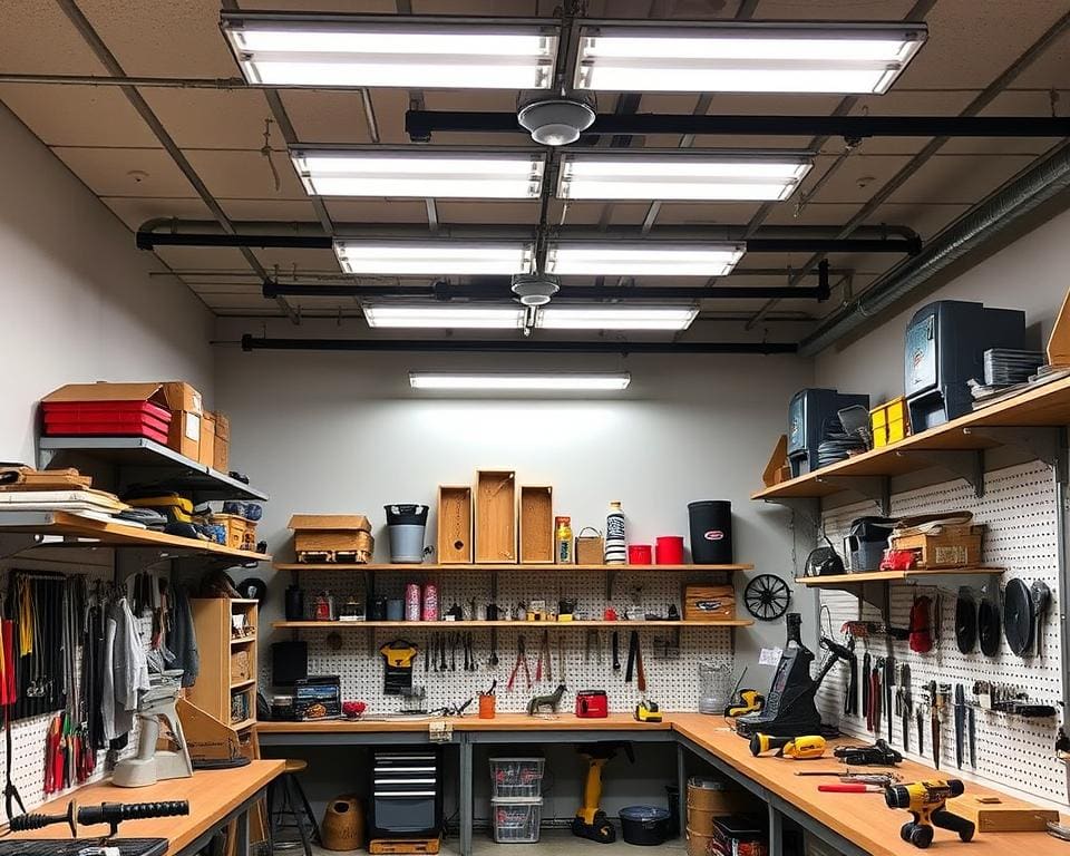 LED-verlichting in klusruimtes