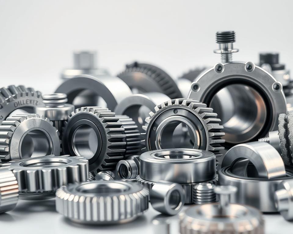 RVS en aluminium in machineonderdelen