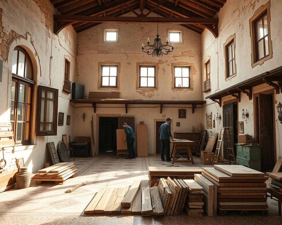 authentieke materialen gebruiken bij renovatie