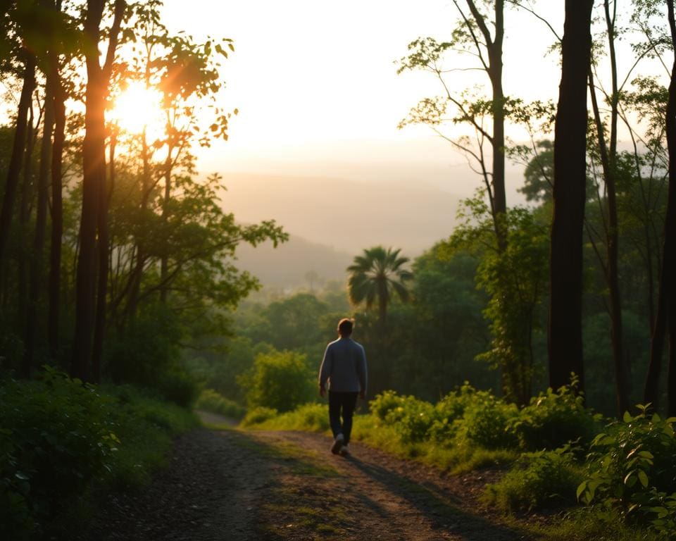 ochtendwandeling voor mentale helderheid