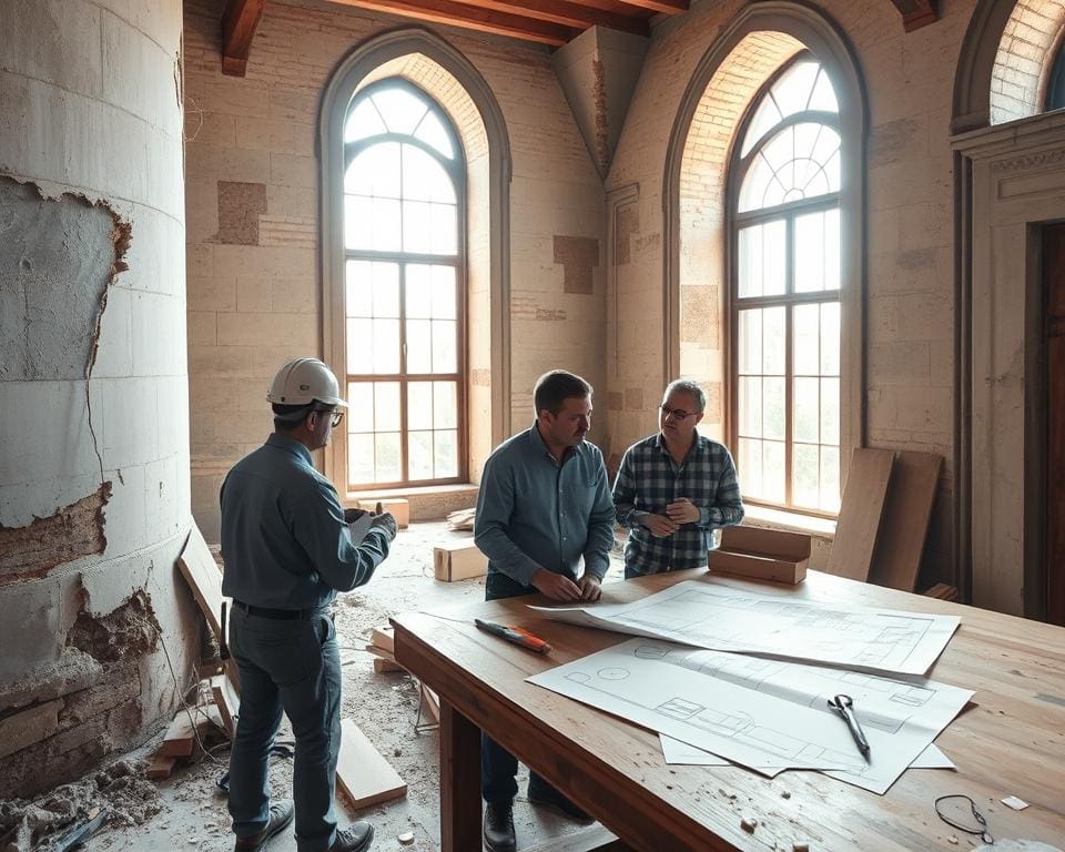 stappen bij renovatie