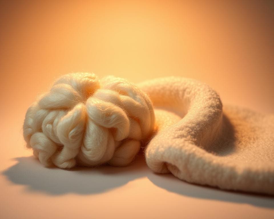 vergelijking tussen wol en synthetische materialen