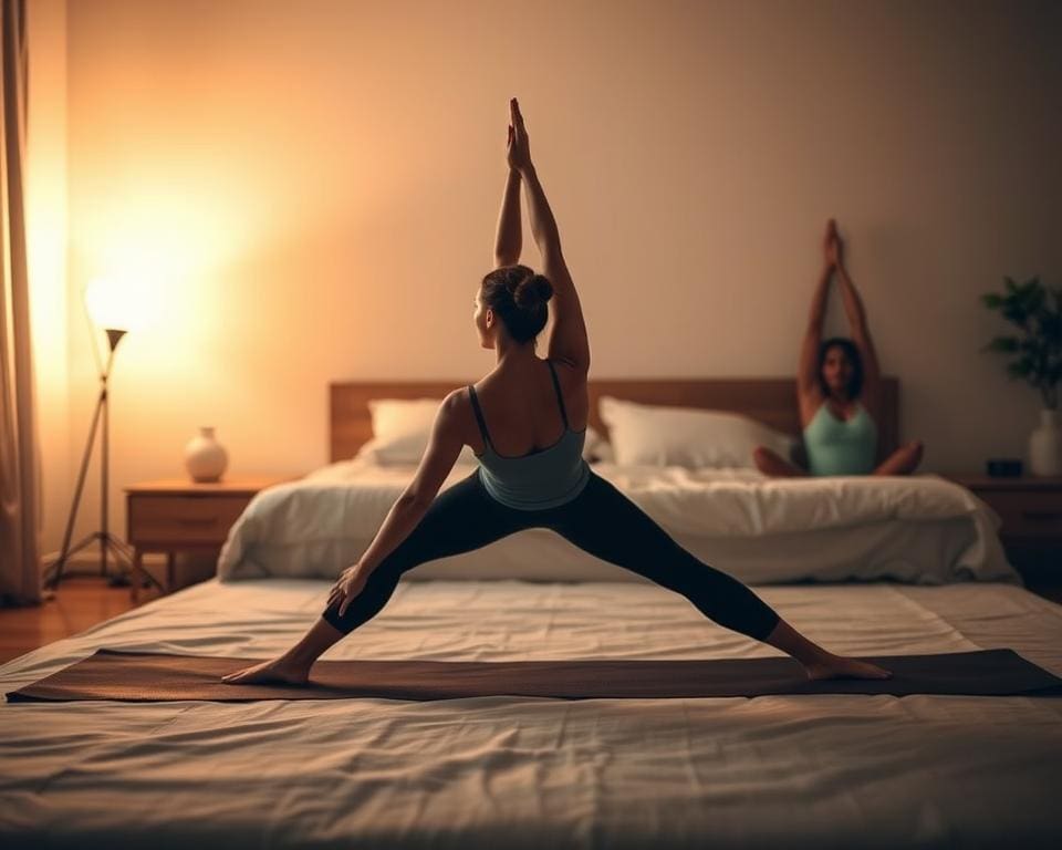 yoga houdingen voor een goede nachtrust