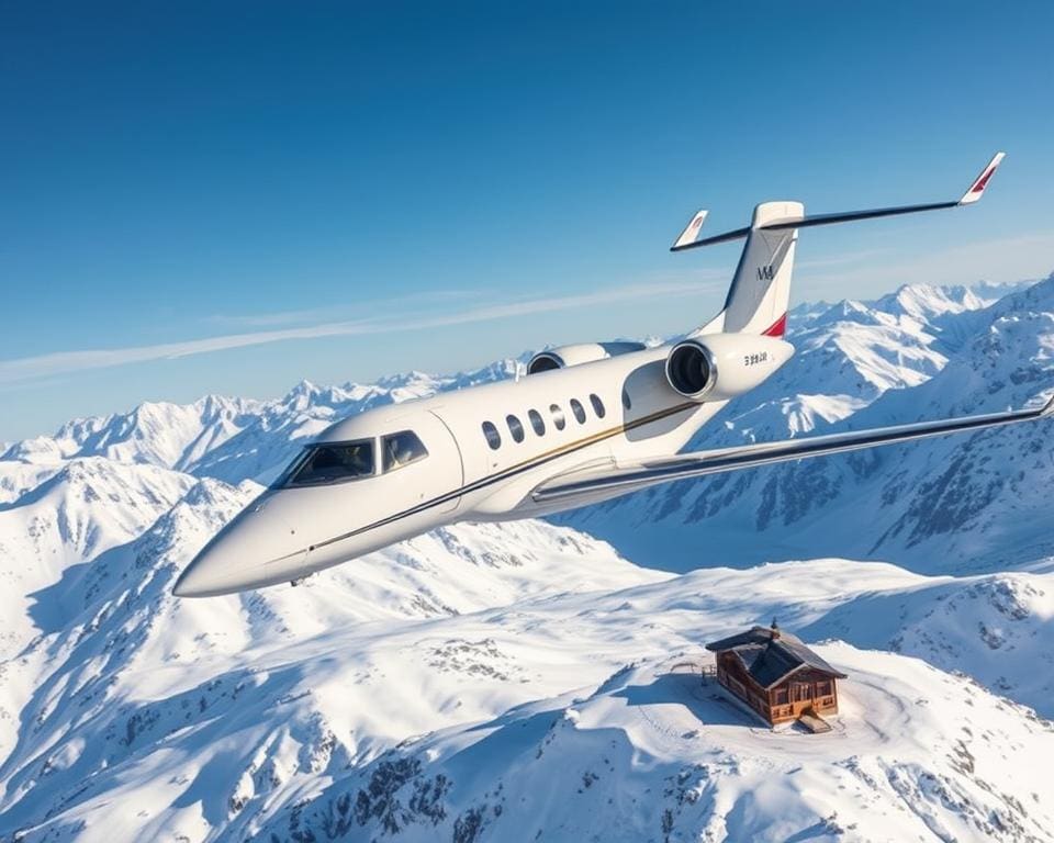 Hoe boek je een veilige privévlucht naar de Alpen?