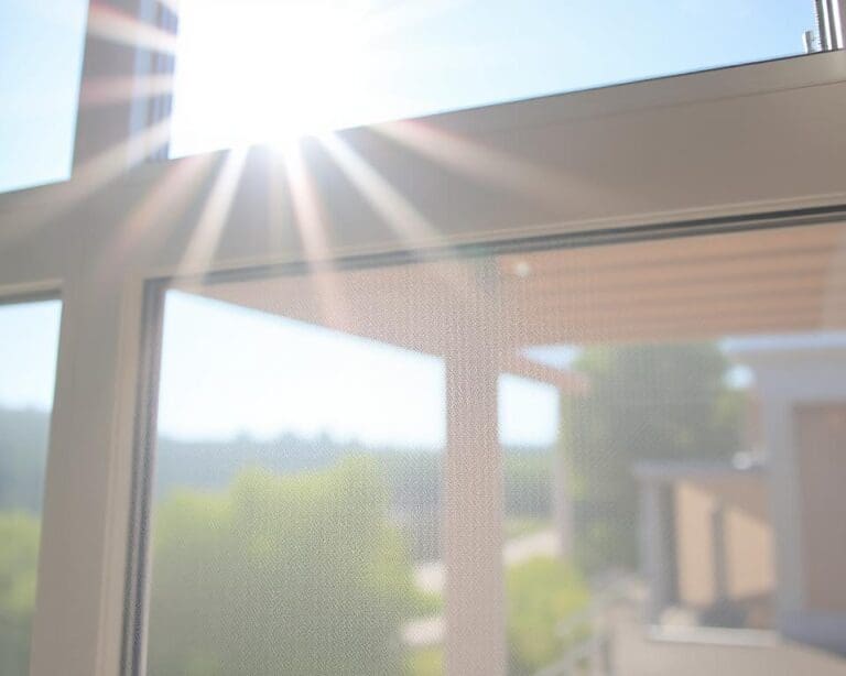 Hoe werkt folie op dubbel glas in de zomer?