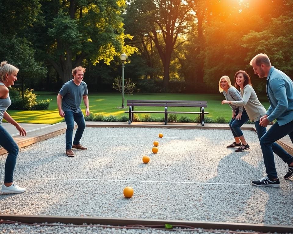 Wat dacht je van een potje jeu de boules buiten?