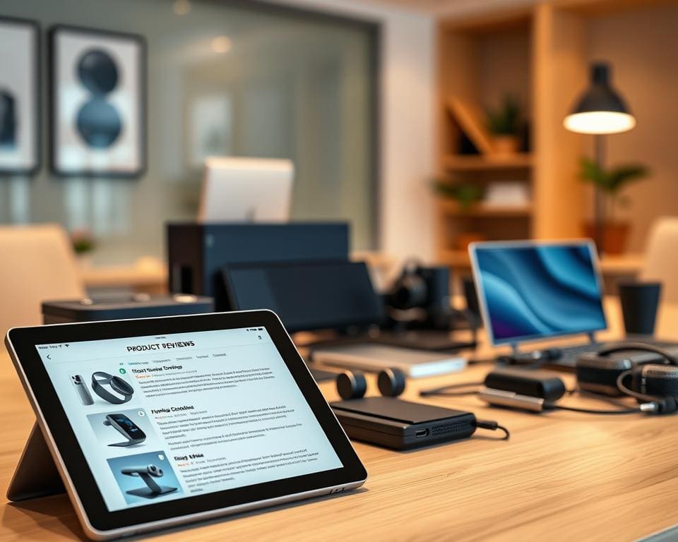 productbeoordelingen en aanbevelingen op technologie