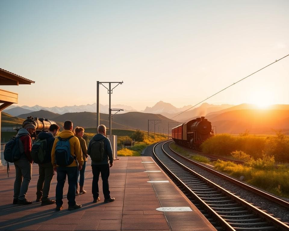 tips voor wandelen met de trein