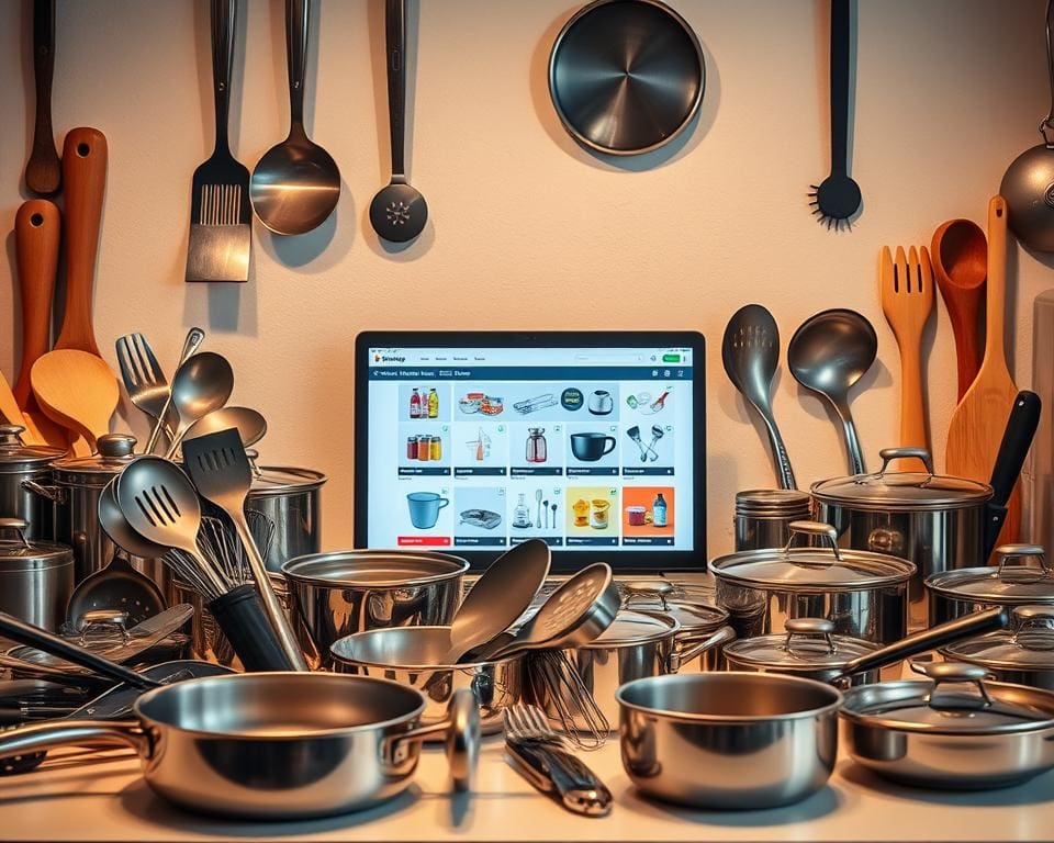 Welke voordelen heeft online bestellen van keukengerei?
