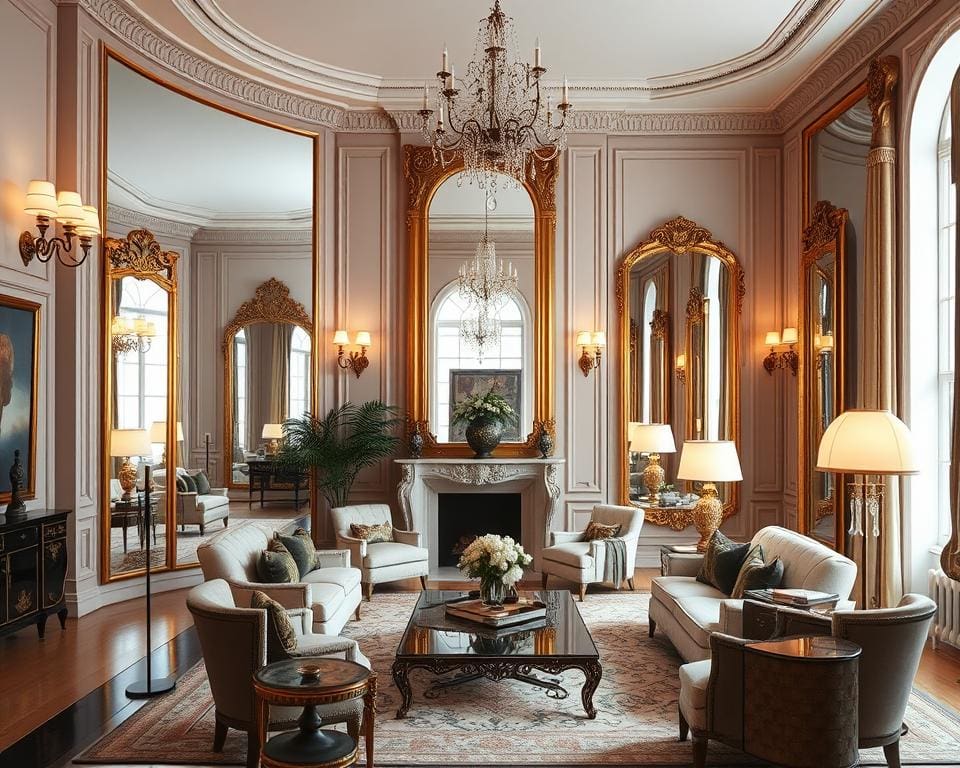 ideale locaties voor decoratieve spiegels
