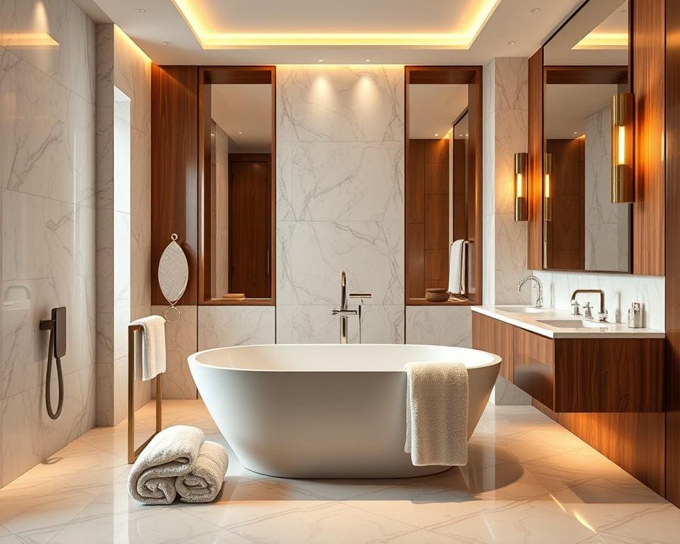 Badkamertrends die luxe en comfort combineren