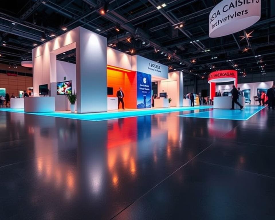 Hoe verhoogt exhibition stand flooring je beursimpact?