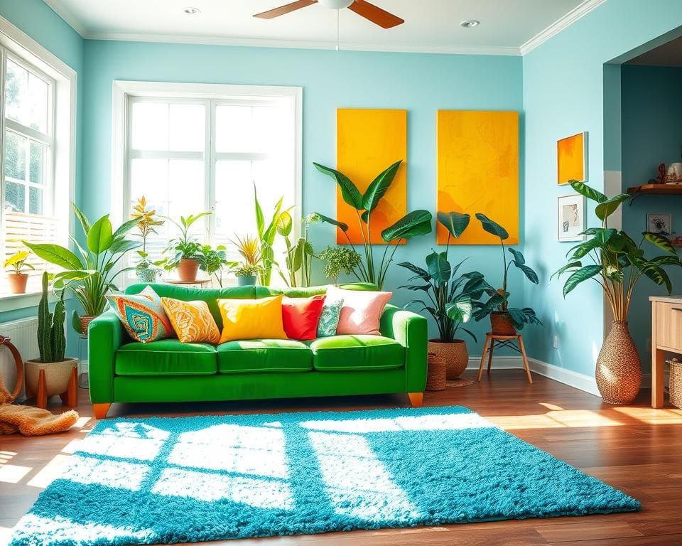 Welke kleuren geven je huis een frisse uitstraling?