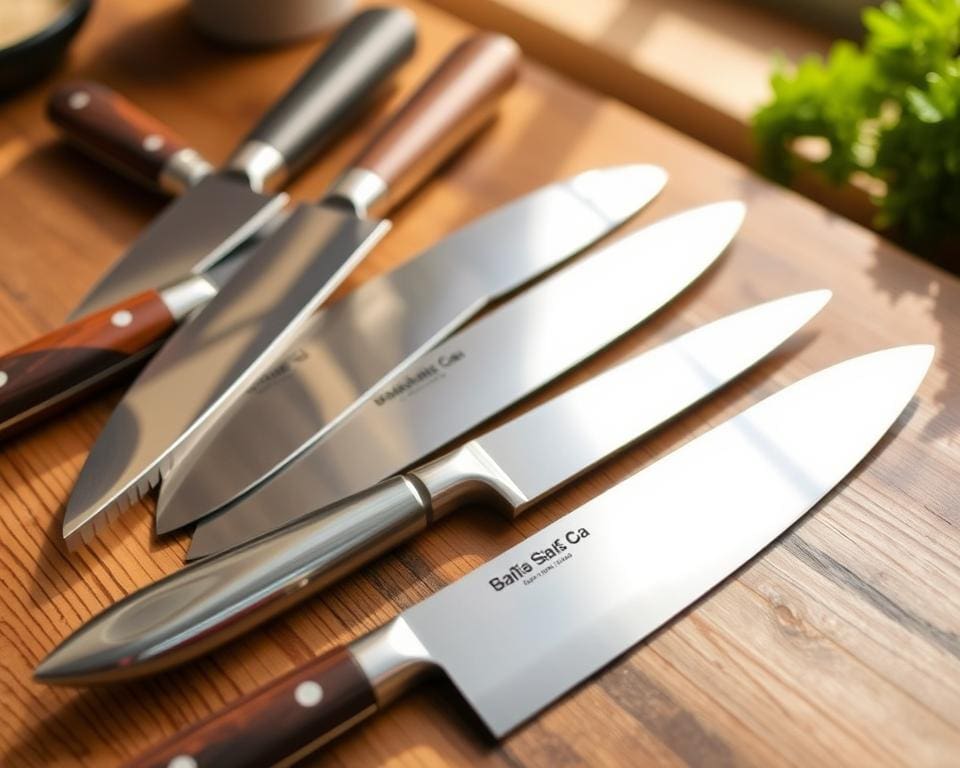 Handige keukenmessen set voor thuischefs