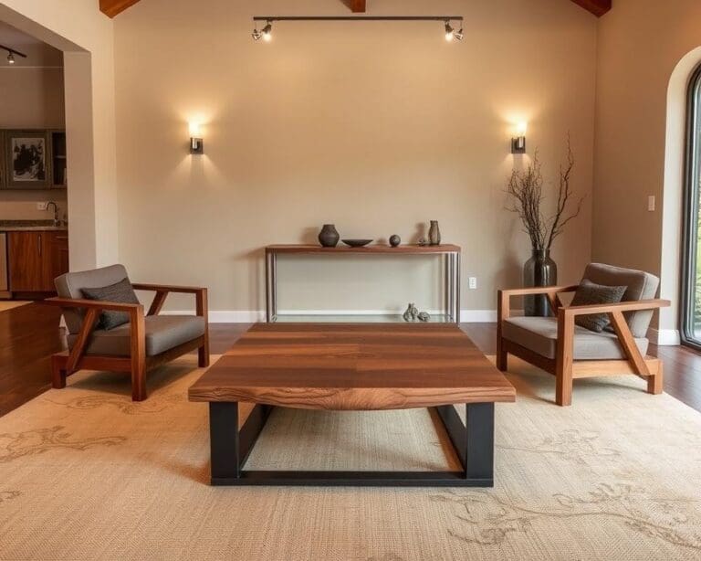 Hoe combineer je hout en staal in je woonkamer?