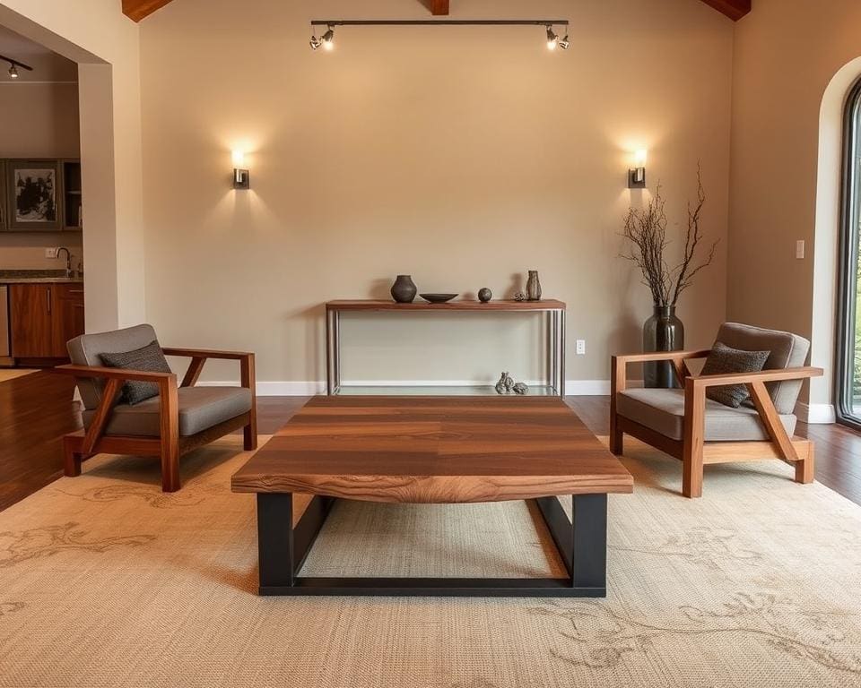 Hoe combineer je hout en staal in je woonkamer?