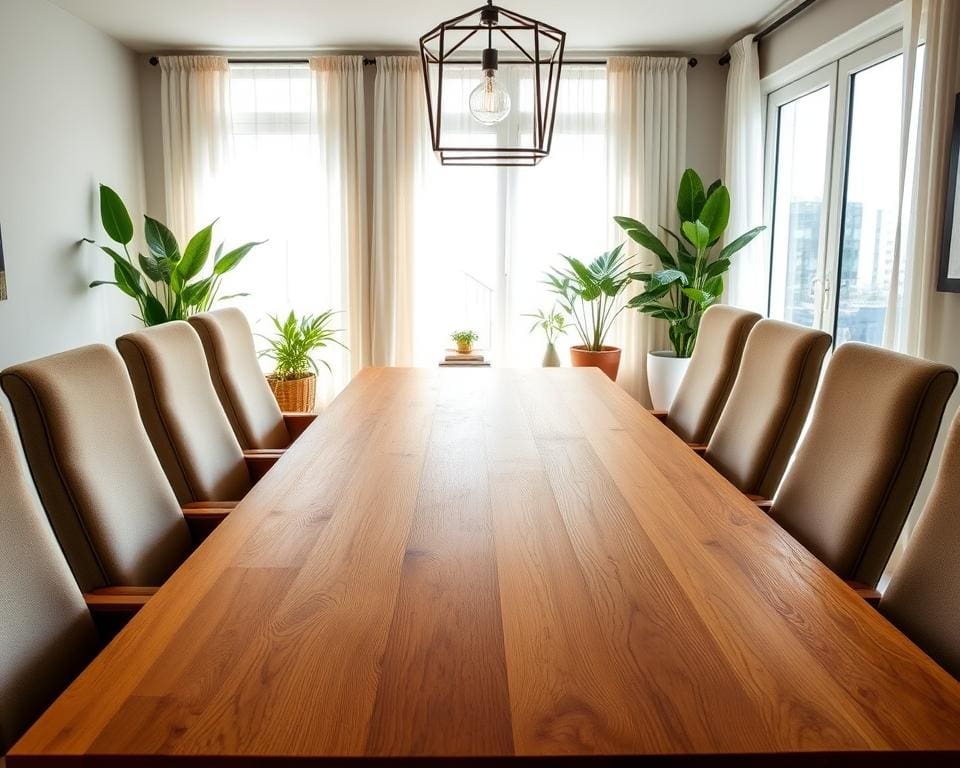 Hoe kies je een eettafel die lang meegaat?