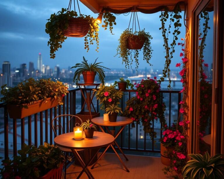 Hoe richt je een balkon sfeervol in met weinig ruimte?
