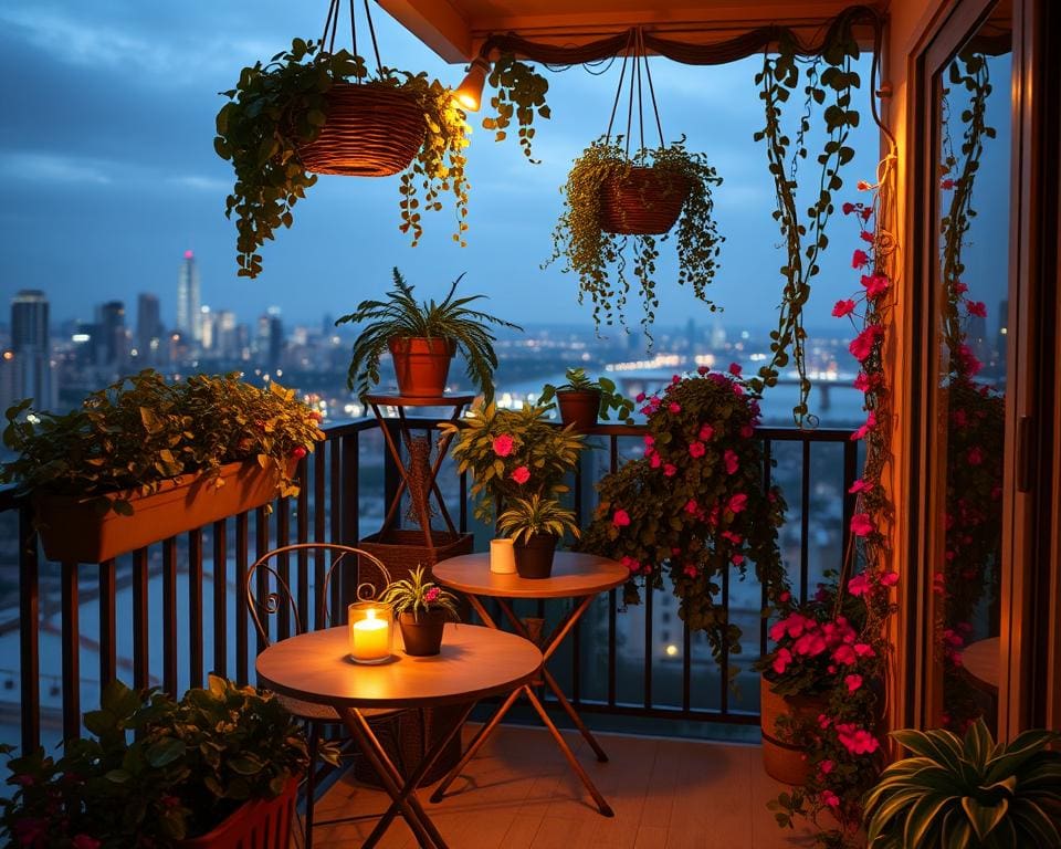 Hoe richt je een balkon sfeervol in met weinig ruimte?