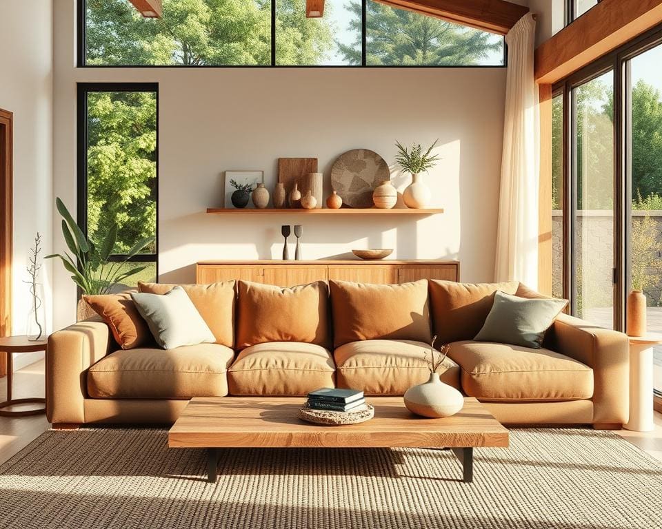 Hoe richt je je woonkamer volgens woontrends 2025?