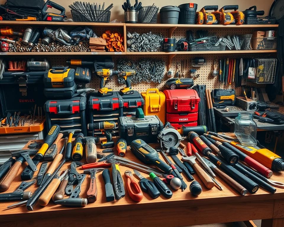 Mannengereedschap voor grote en kleine klussen