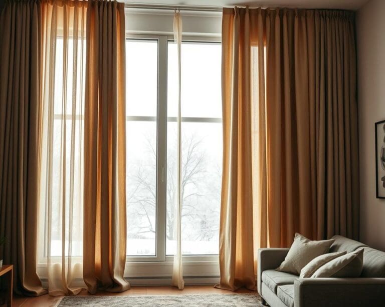 Welke gordijnen houden warmte beter vast?