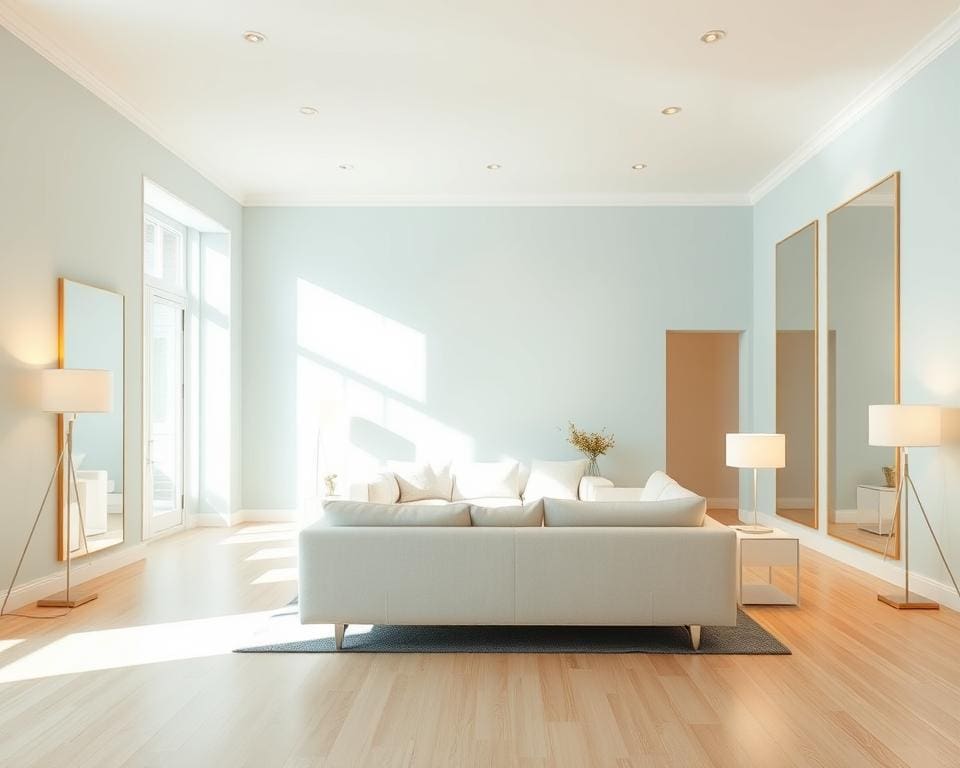 Welke verfkleuren maken kleine ruimtes groter?