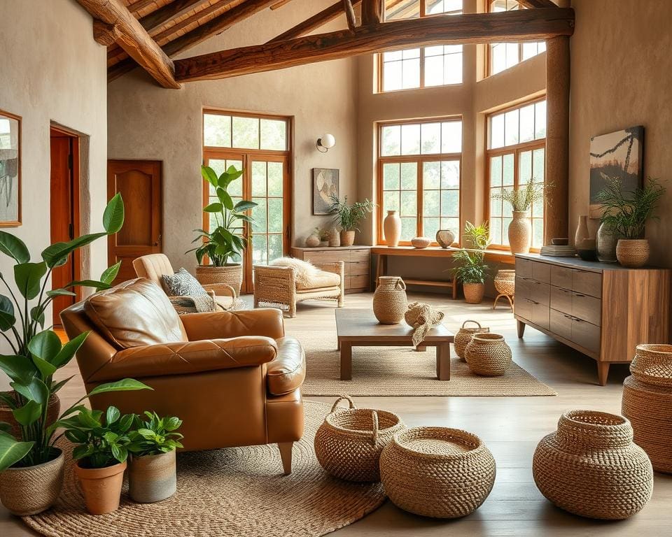 Hoe gebruik je natuurlijke materialen in je interieur?