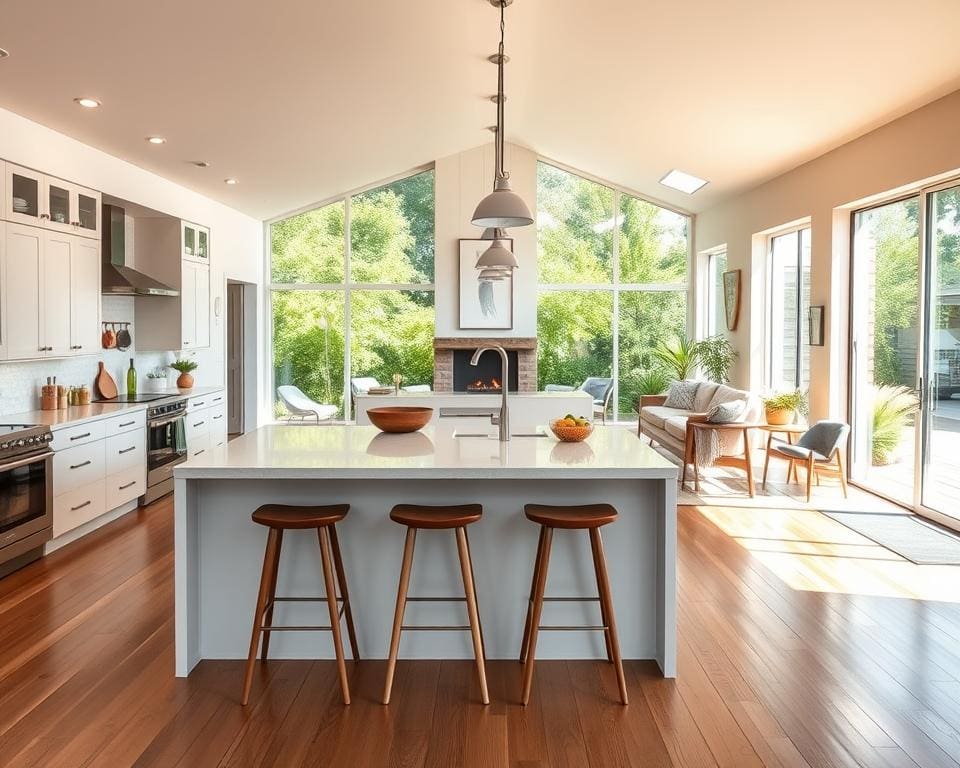 Wat maakt een open keuken functioneel en gezellig?