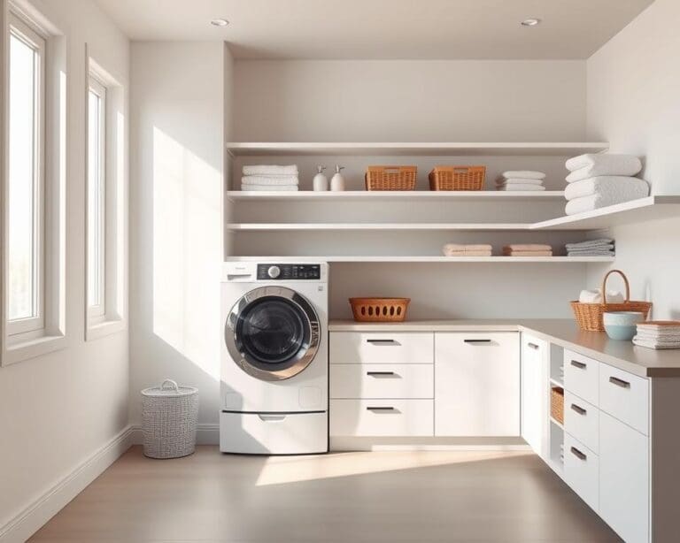 Wat zijn slimme oplossingen voor wasruimte en opslag?