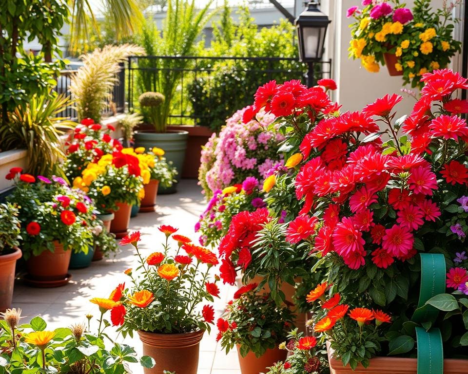Welke tuinplanten geven direct kleur aan je terras?