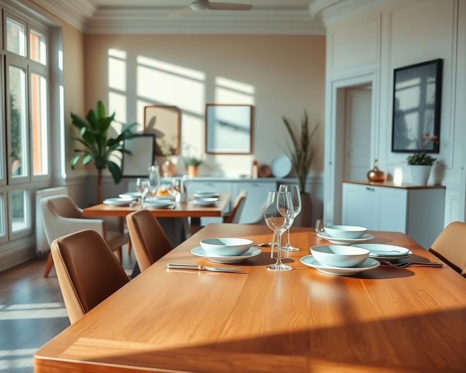 Hoe bepaal je het juiste formaat eetkamertafel?