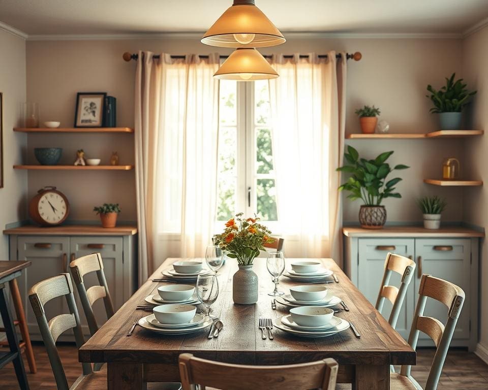 Hoe creëer je een gezellige eetkamerhoek?