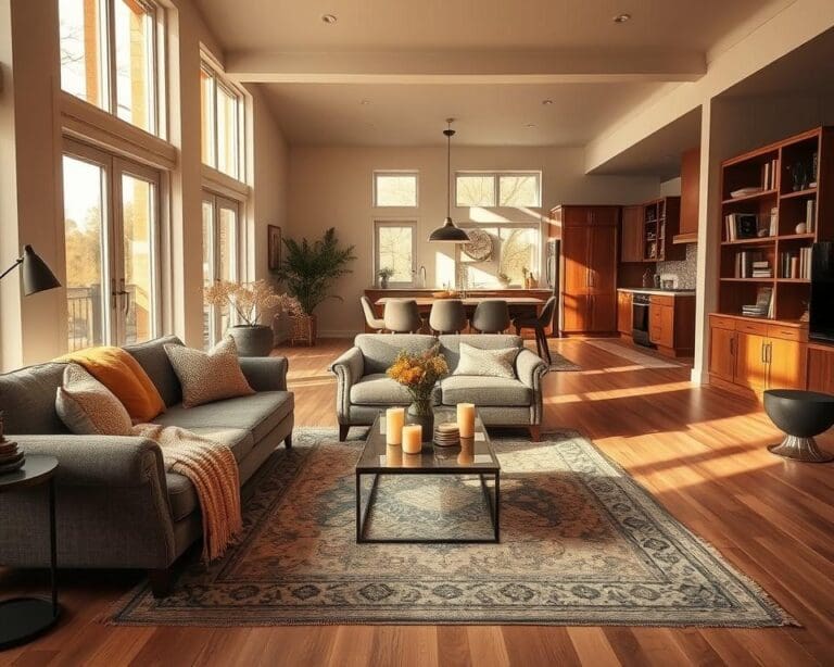 Hoe creëer je sfeer in open woonruimtes?