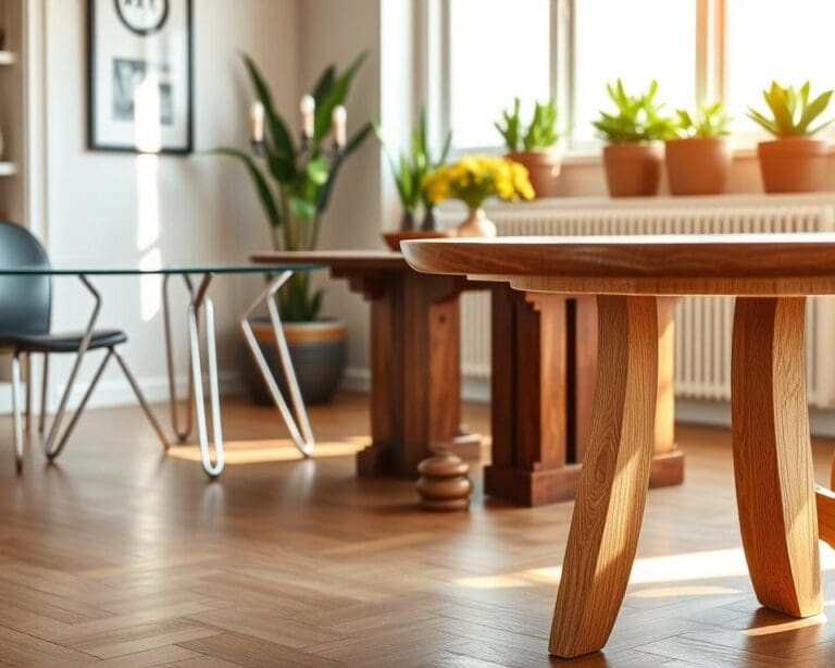 Hoe kies je de juiste pootvorm voor je eetkamertafel?