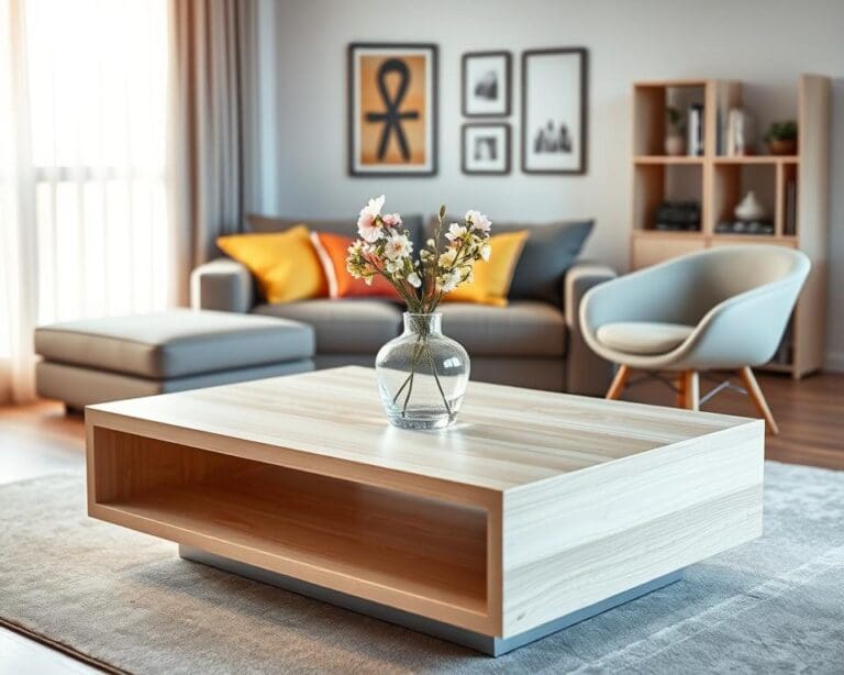 Hoe kies je een salontafel die niet te groot oogt?