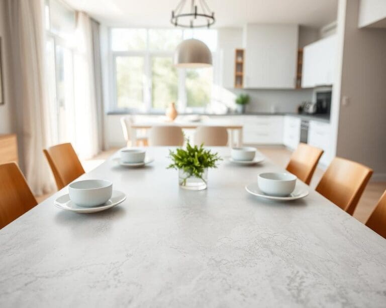 Hoe kies je een tafelblad dat onderhoudsarm is?