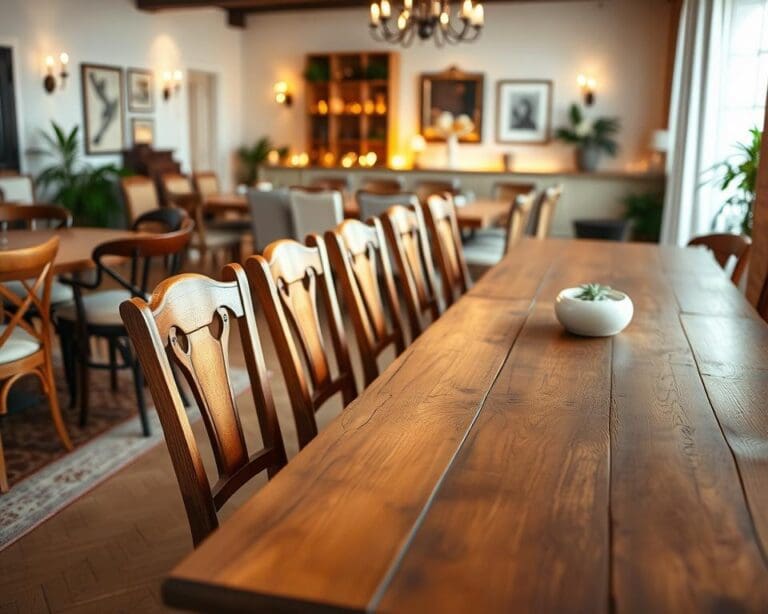 Hoe kies je stoelen die bij lang tafelen passen?