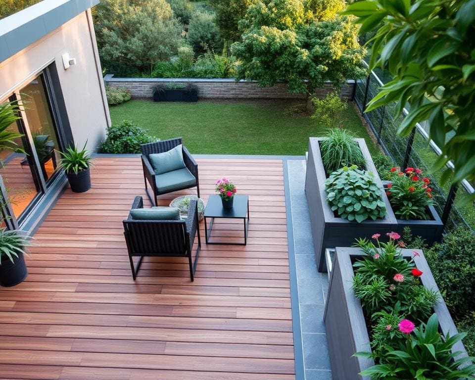 Hoe leg je een onderhoudsvriendelijk terras aan?