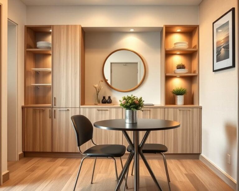 Hoe richt je een eetkamer in kleine ruimtes in?