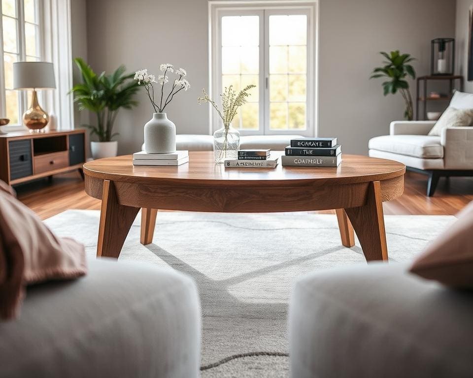 Waarom kiezen mensen voor een ronde salontafel?